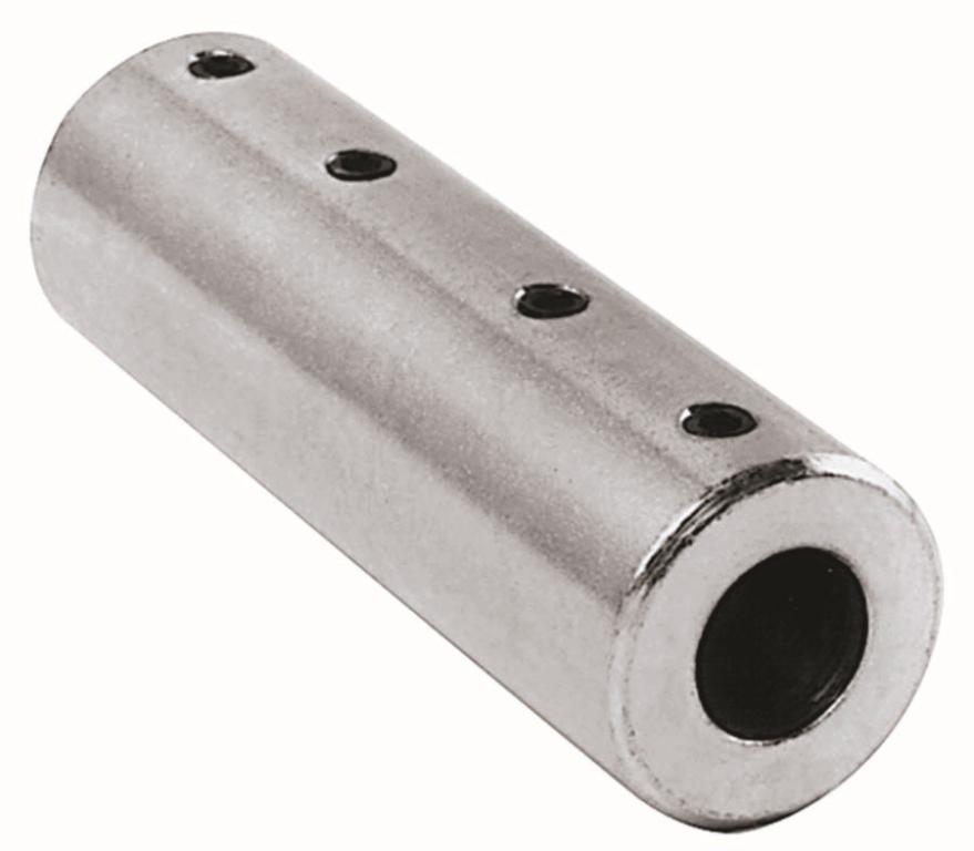 1" x 1" Stainless Steel Coupler Image