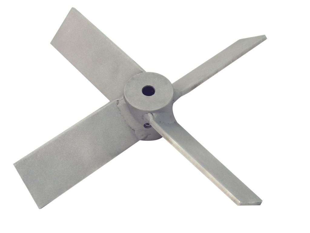 15" Dia. 4-Blade Axial Flow Turbine - Mill Finish Image
