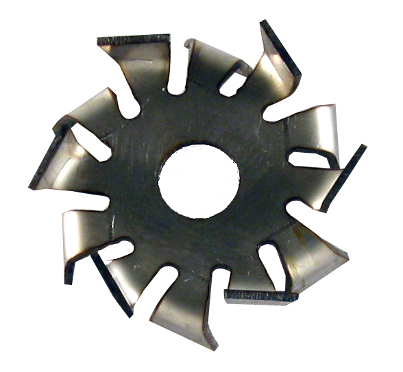 2" Dia. X 1/2" Center Hole Type B 304 SS Dispersion Blade