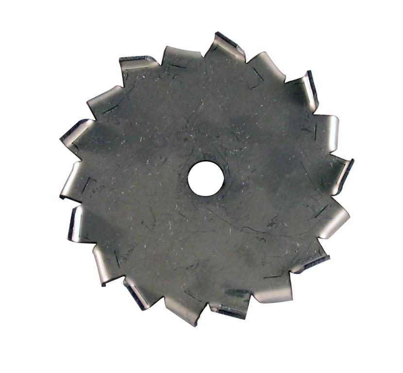 3" Dia. X 1/2" Center Hole Type A 304 SS Dispersion Blade