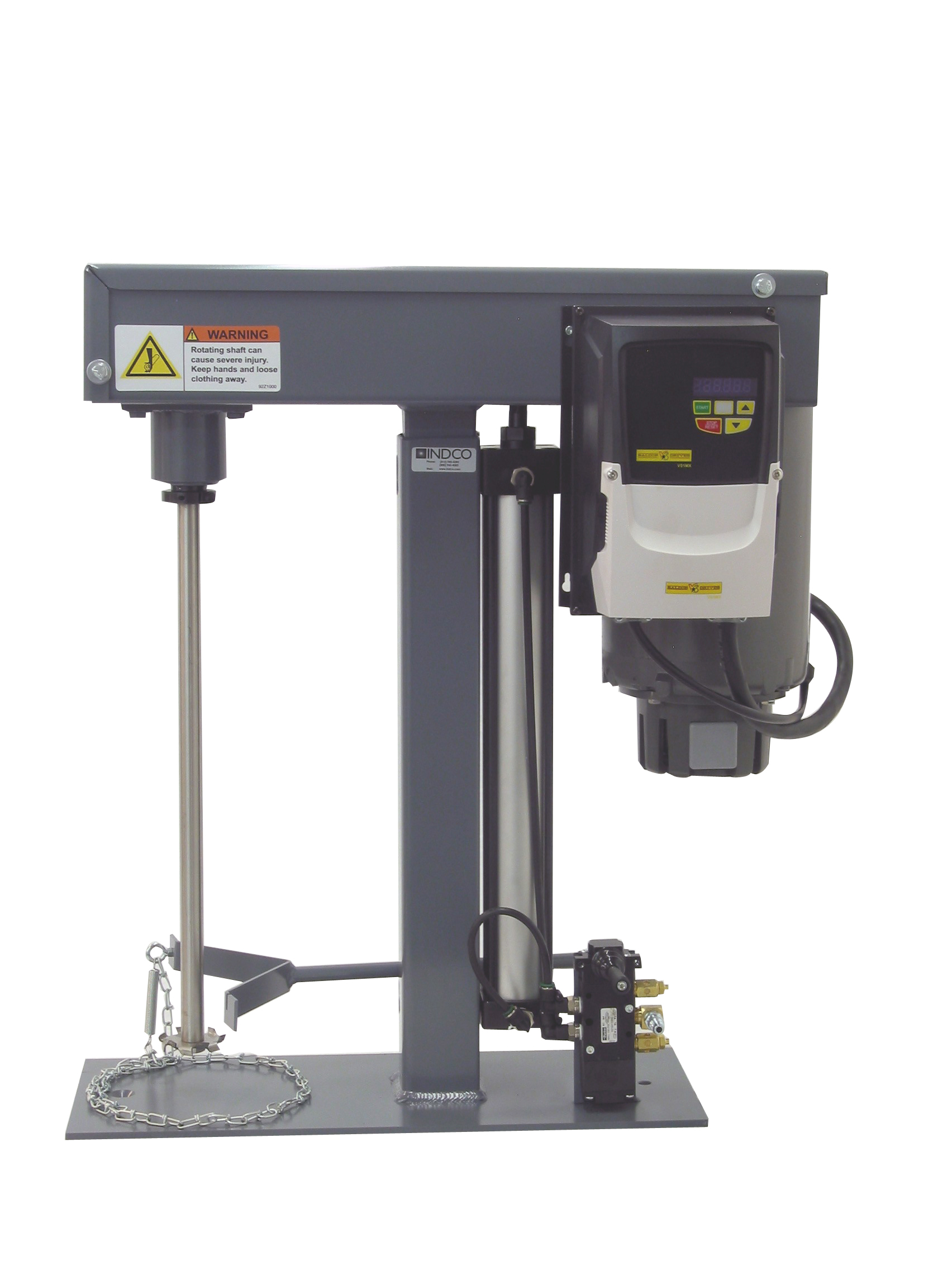 1/2 HP TEFC Electric Benchtop Inverter Drive Disperser - image 2