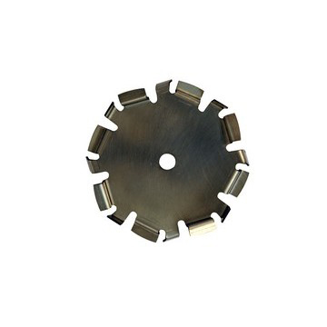 24" Dia. X 5/8" Center Hole Type D 304 SS Dispersion Blade - Coated Image