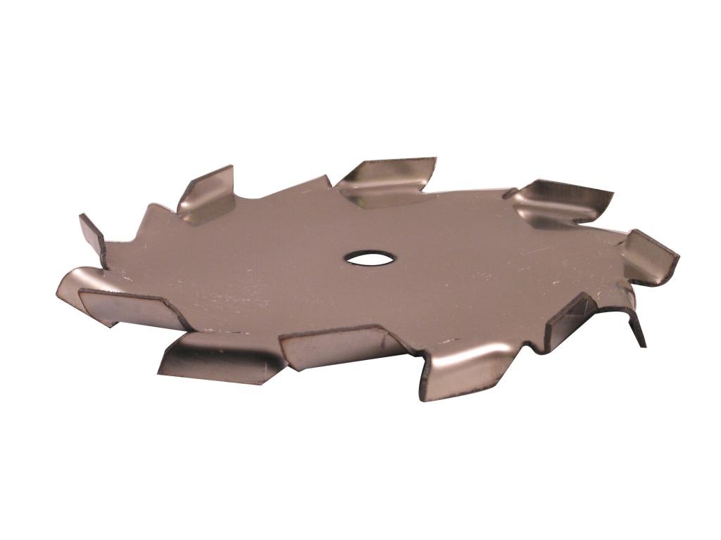 6" Dia. X 1/2" Center Hole Type A 304 SS Dispersion Blade - image 2