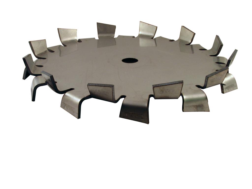 8" Dia. X 5/8" Center Hole Type B 304 SS Dispersion Blade - image 2