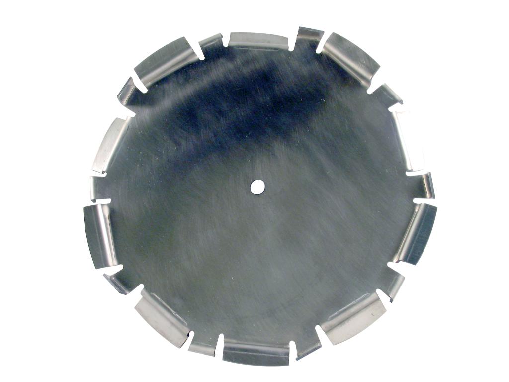 14" Dia. X 5/8" Center Hole Type D 304 SS Dispersion Blade - image 2