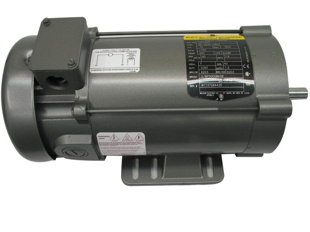 3/4 HP TEFC Motor