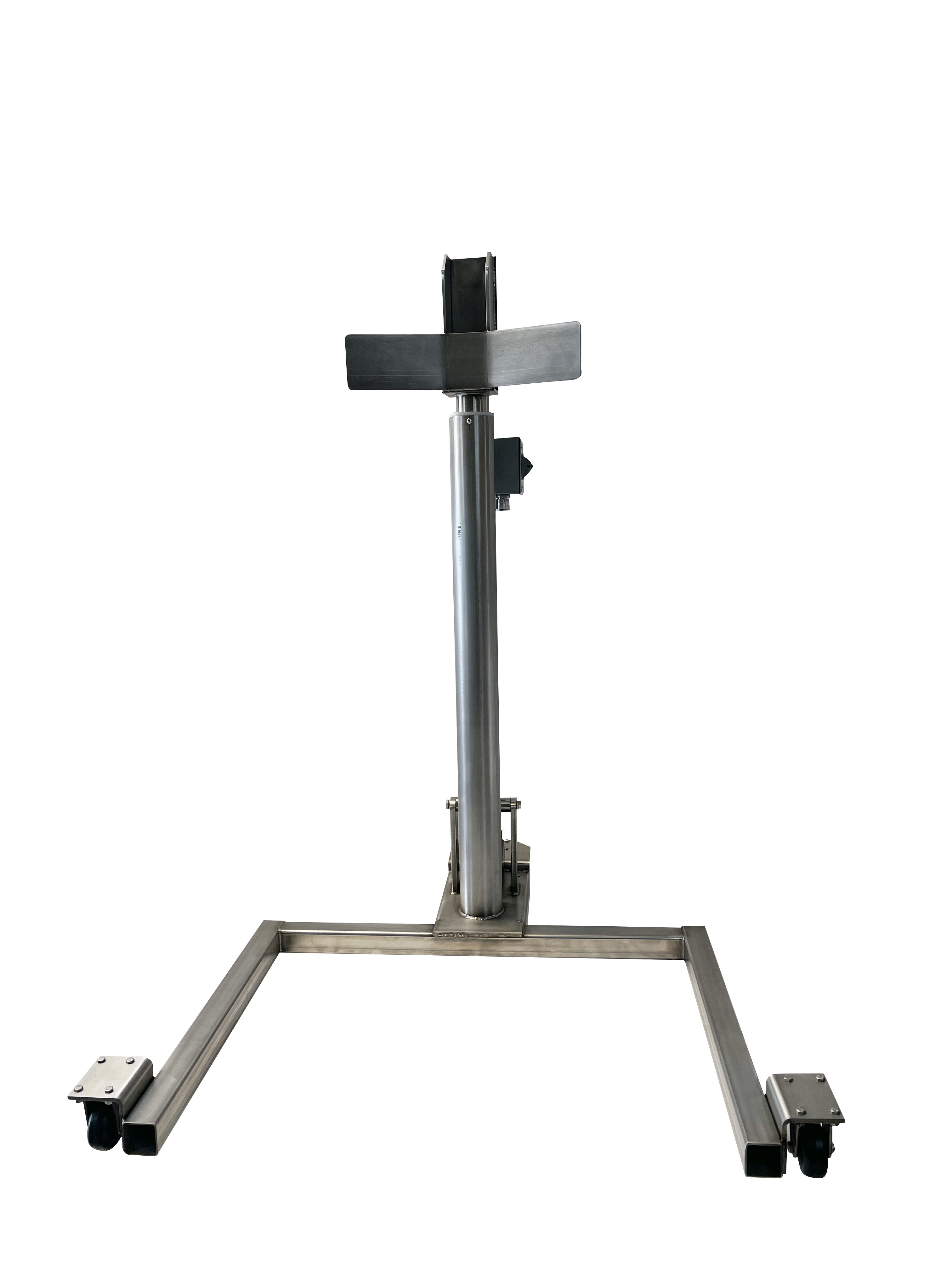 Electric Lift Style Stainless Steel Mixer Mounting Stand with Casters - image 2